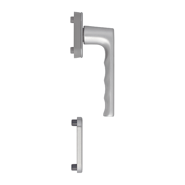 F31-1 Aluminium edelstahlfarben matt