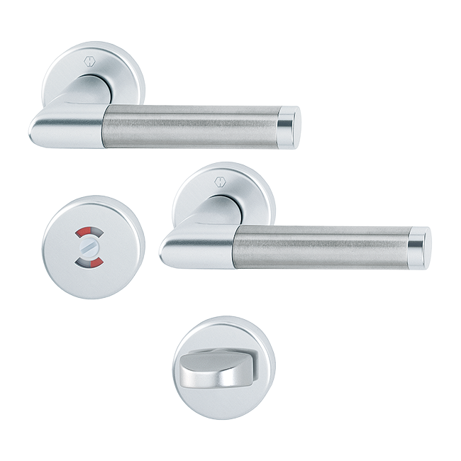 F1/F69 alu silver effect/satin stainless steel