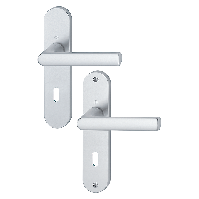 F1 aluminium aspect argent