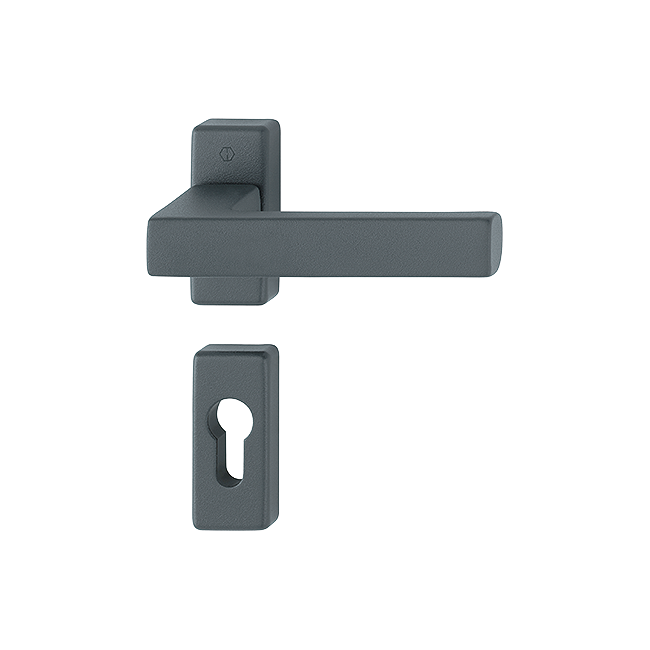 F7707STRUK gris negro mate finamente texturizado