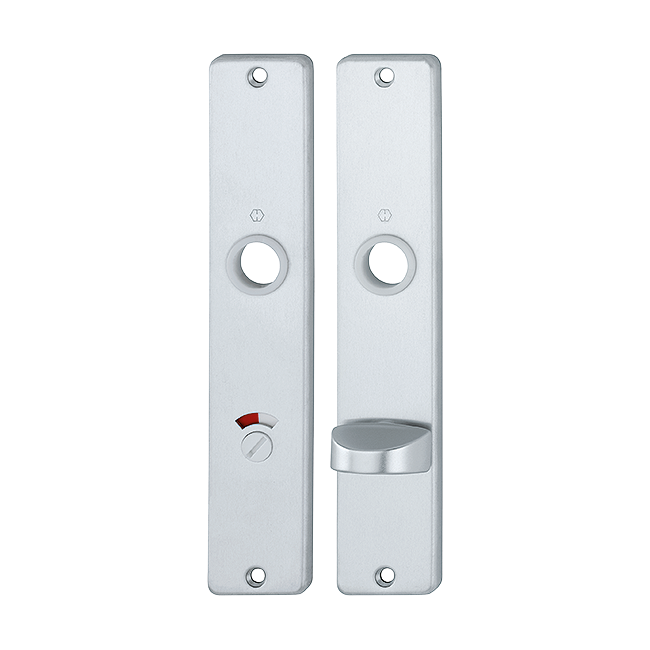 sleuf met rood/witte markering/draaiknop