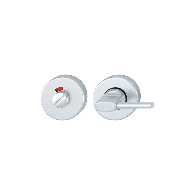 disable emergency release with red-white indicator/turn