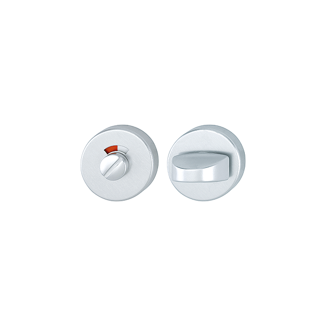 emergency release with red-white indicator/turn