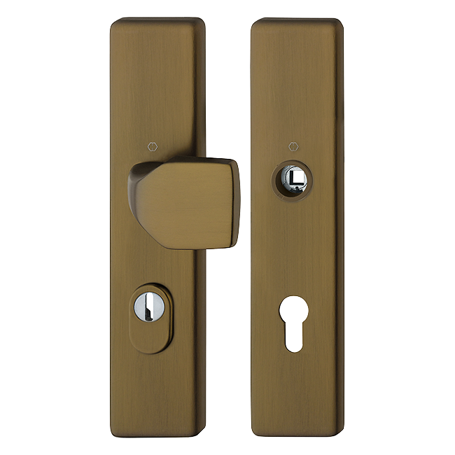 F33-1 aluminium kolory średni brąz mat