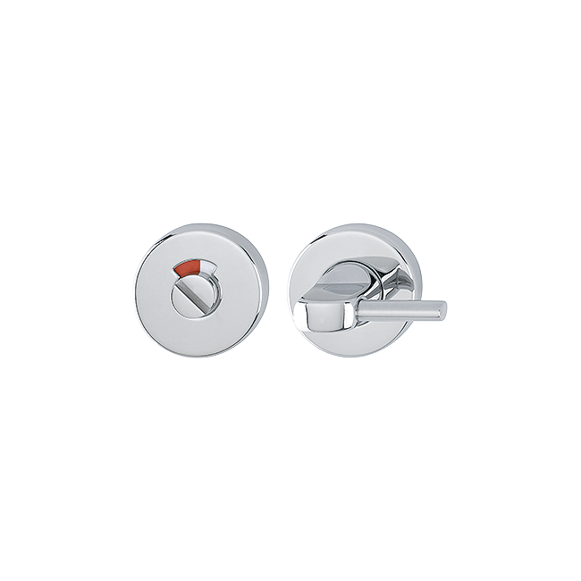 disable emergency release with red-white indicator/turn