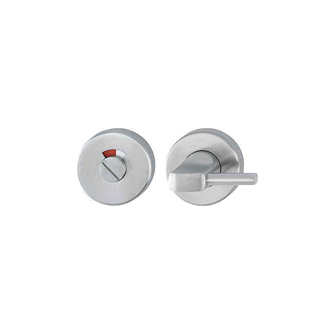 disable emergency release with red-white indicator/turn