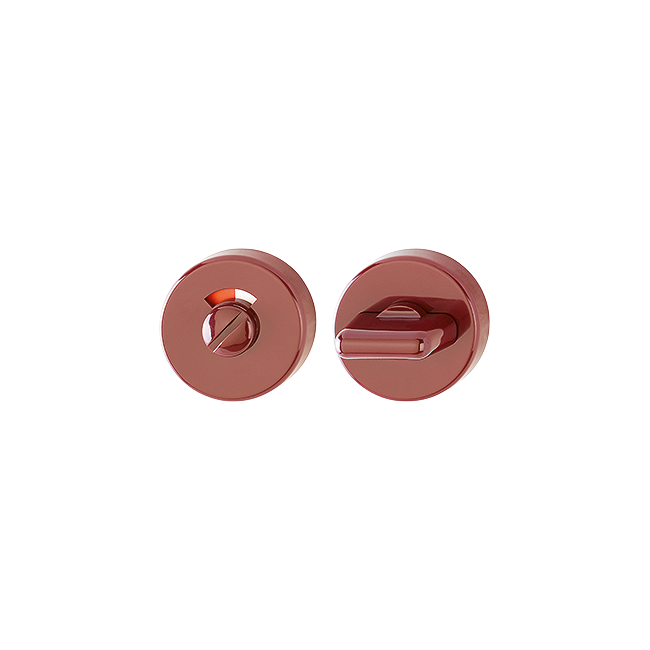 emergency release with red-white indicator/turn