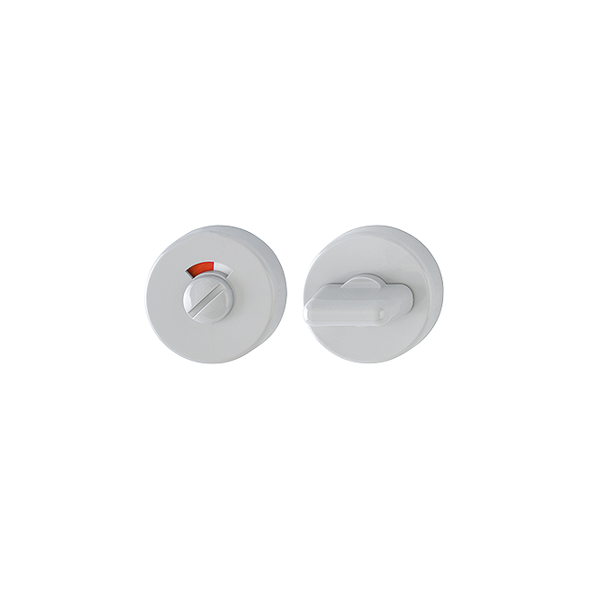 emergency release with red-white indicator/turn