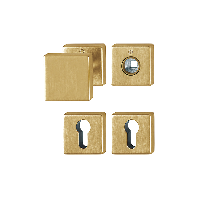 F78-1-R light satin brass coloured - Resista