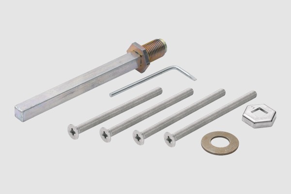 Fixing Sets for security handle set with backplate/escutcheon combination