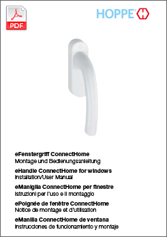 ePoignée de fenêtre ConnectHome –  Notice de montage et d’utilisation