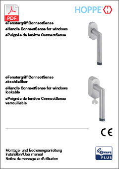 ePoignée de fenêtre ConnectSense –  Notice de montage et d’utilisation