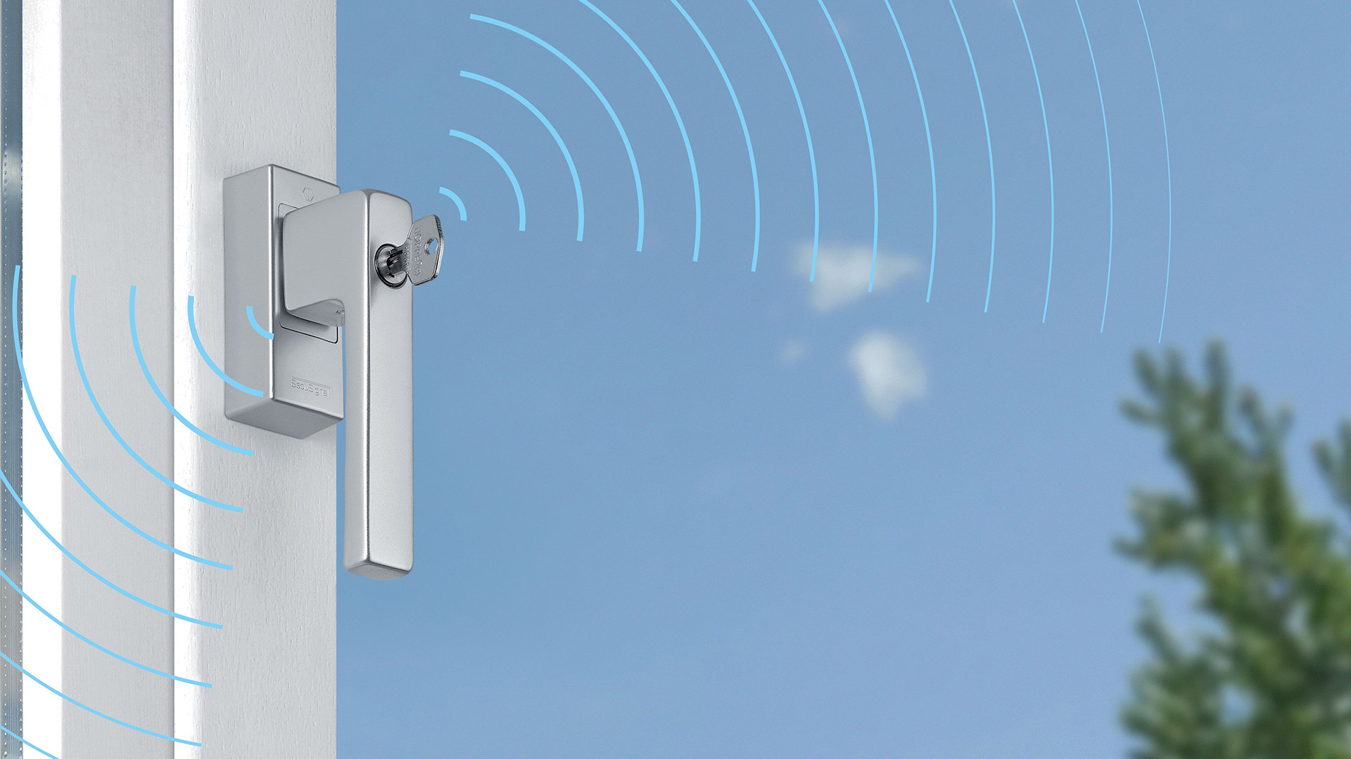 ePoignée de fenêtre SecuSignal