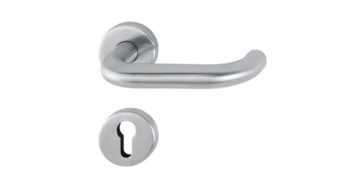 HOPPE handle set, Paris series, satin stainless steel (F69) HOPPE handle set, Paris series, satin stainless steel (F69)