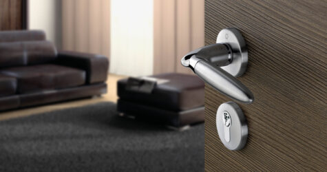 duravert® | HOPPE interior door handle set, Athinai series