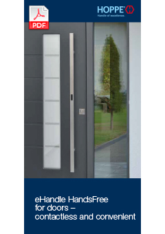 eHandle HandsFree for doors – contactless and convenient
