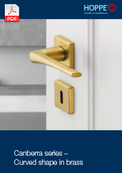 Canberra series – Curved shape in brass
