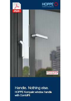 Handle. Nothing else. HOPPE Kompakt window handle  with CombiFit