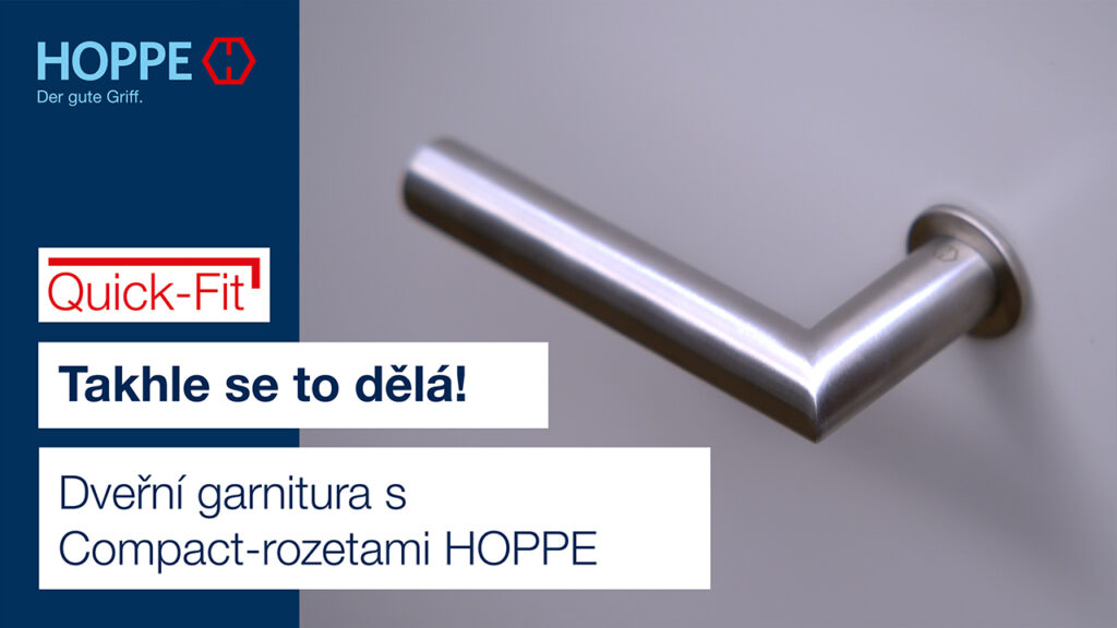 Dveřní garnitura s Compact-rozetami HOPPE Dveřní garnitura s Compact-rozetami HOPPE