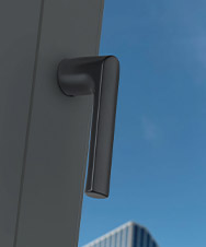 Kompakt-Fenstergriff – Reduziertes Design ohne Rosette