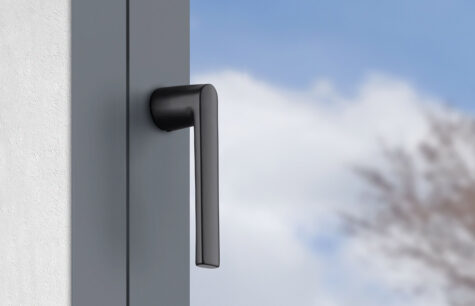 HOPPE-Kompakt-Fenstergriff – Reduziertes Design ohne Rosette