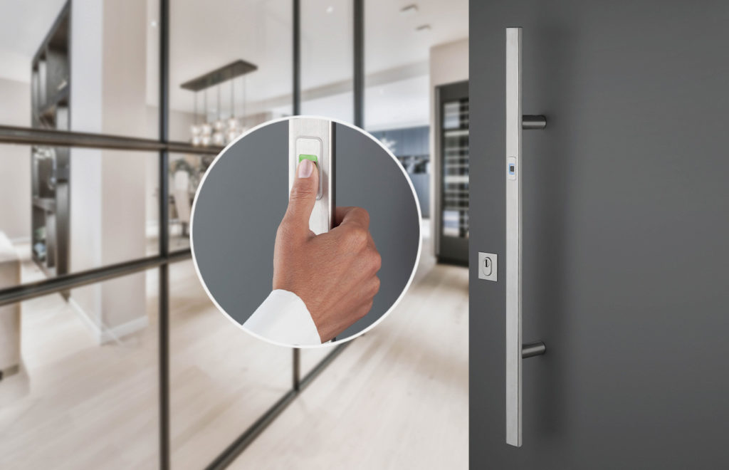 ePoignée de porte FingerScan – l’empreinte digitale remplace la clé ePoignée de porte FingerScan – l’empreinte digitale remplace la clé