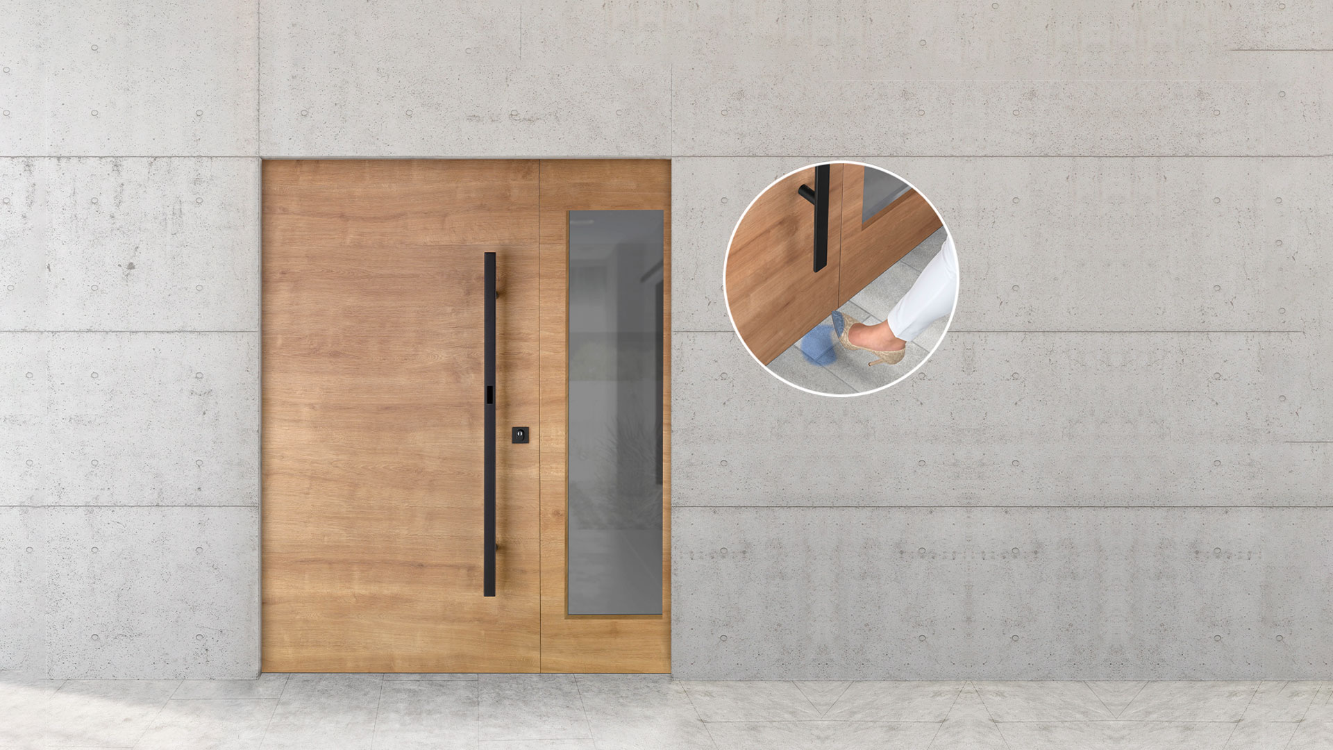 ePoignée de porte HandsFree