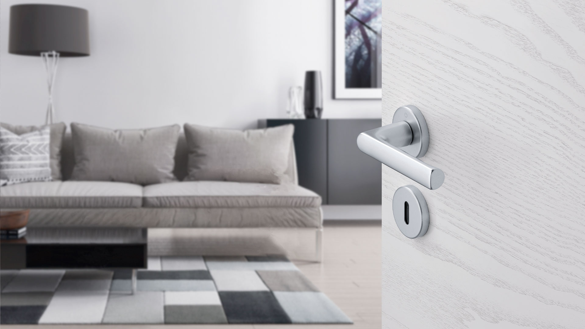 Non-screw Fitting – HOPPE Quick-FitPlus for Handle Sets with Standard Roses and Escutcheons