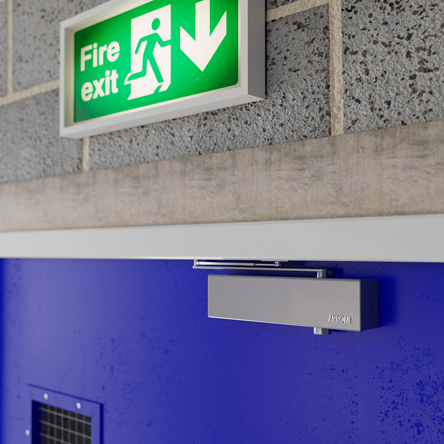 Improving the safety of non-insulated steel fire doors