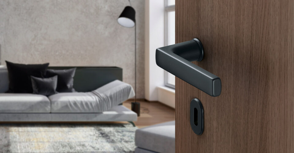 HOPPE Kompakt window handle, Hamburg series, F9714M matt black HOPPE Kompakt window handle, Hamburg series, F9714M matt black