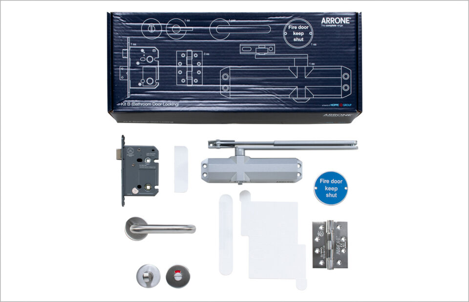 Fire Door Kit B – Bathroom door locking Fire Door Kit B – Bathroom door locking