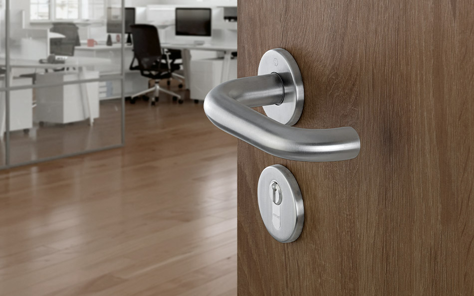 Easy ways to update an office building A HOPPE Quick-Fit Handle