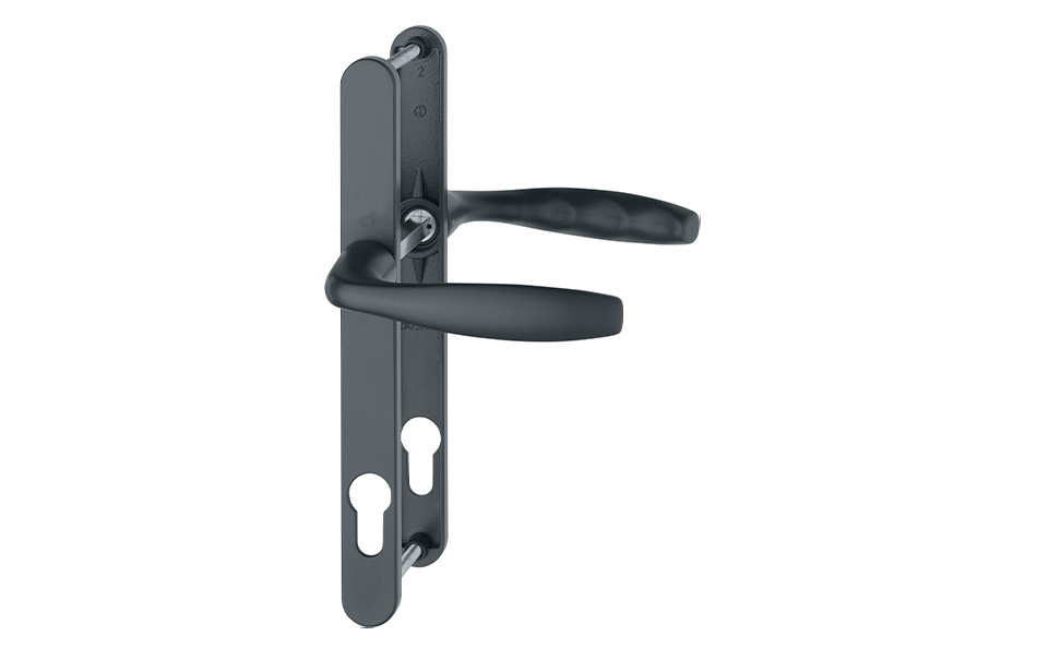 1810/303N-1 - standard protrusion of 62 mm, suitable for slim aluminium doors requiring a compact but more traditional handle depth 1810/303N-1 - standard protrusion of 62 mm, suitable for slim aluminium doors requiring a compact but more traditional handle depth