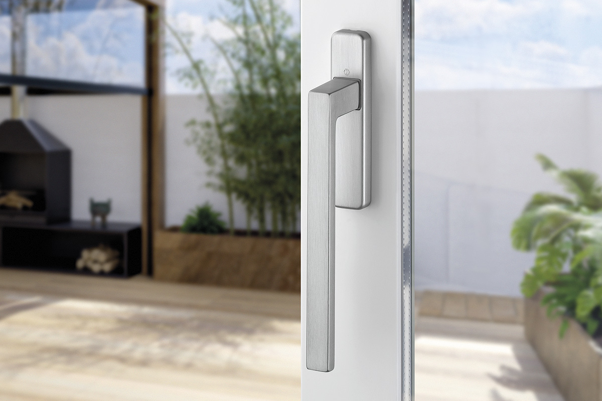 Lift and slide handle sets for patio doors