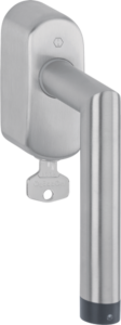 HOPPE eHandle ConnectSense for windows, Amsterdam series: E0400Z-EF/US950S in satin stainless steel (F69) HOPPE eHandle ConnectSense for windows, Amsterdam series: E0400Z-EF/US950S in satin stainless steel (F69)