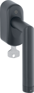 HOPPE eHandle ConnectSense for windows, Amsterdam series: E0400Z-EF/US950S in black matt (F9714M) HOPPE eHandle ConnectSense for windows, Amsterdam series: E0400Z-EF/US950S in black matt (F9714M)