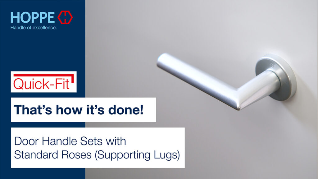 Door Handle Sets with Standard Roses (Supporting Lugs)