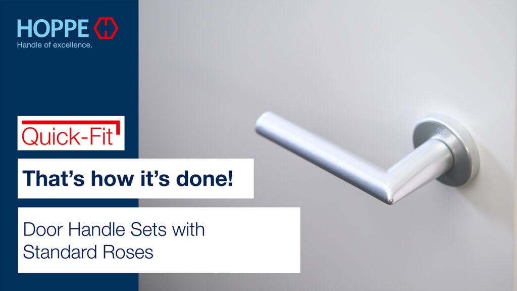 Door Handle Sets with Standard Roses (Without Supporting Lugs)