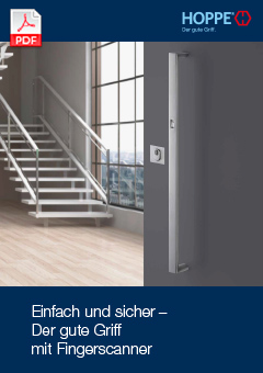 Einfach und sicher – Der gute Griff mit Fingerscanner