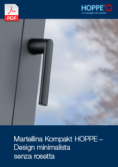Martellina Kompakt HOPPE – Design minimalista senza rosetta