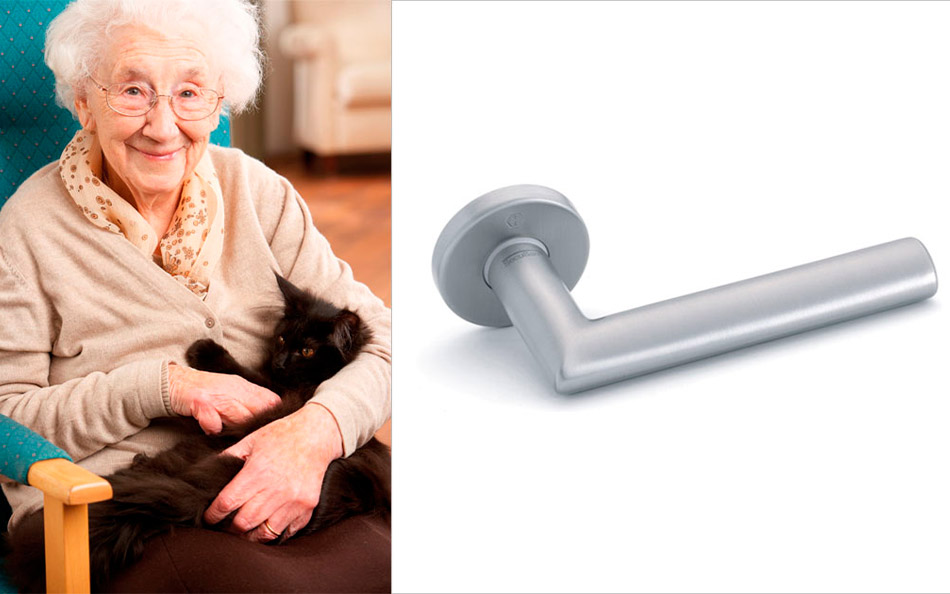 Improving hygiene in care homes: SecuSan® handles