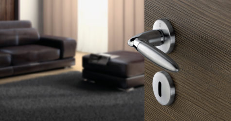 duravert® | HOPPE interior door handle set, Athinai series