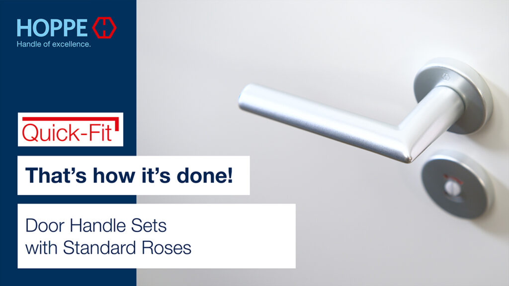 Door Handle Sets with Standard Roses (Bathroom/WC)