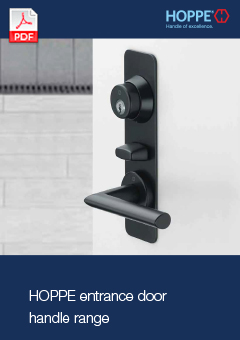 HOPPE entrance door handle range