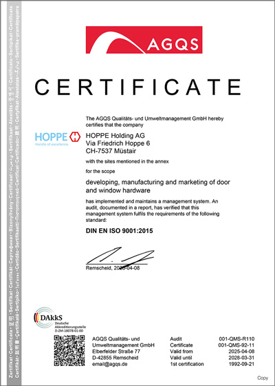 DIN EN ISO 9001:2015 DIN EN ISO 9001:2015