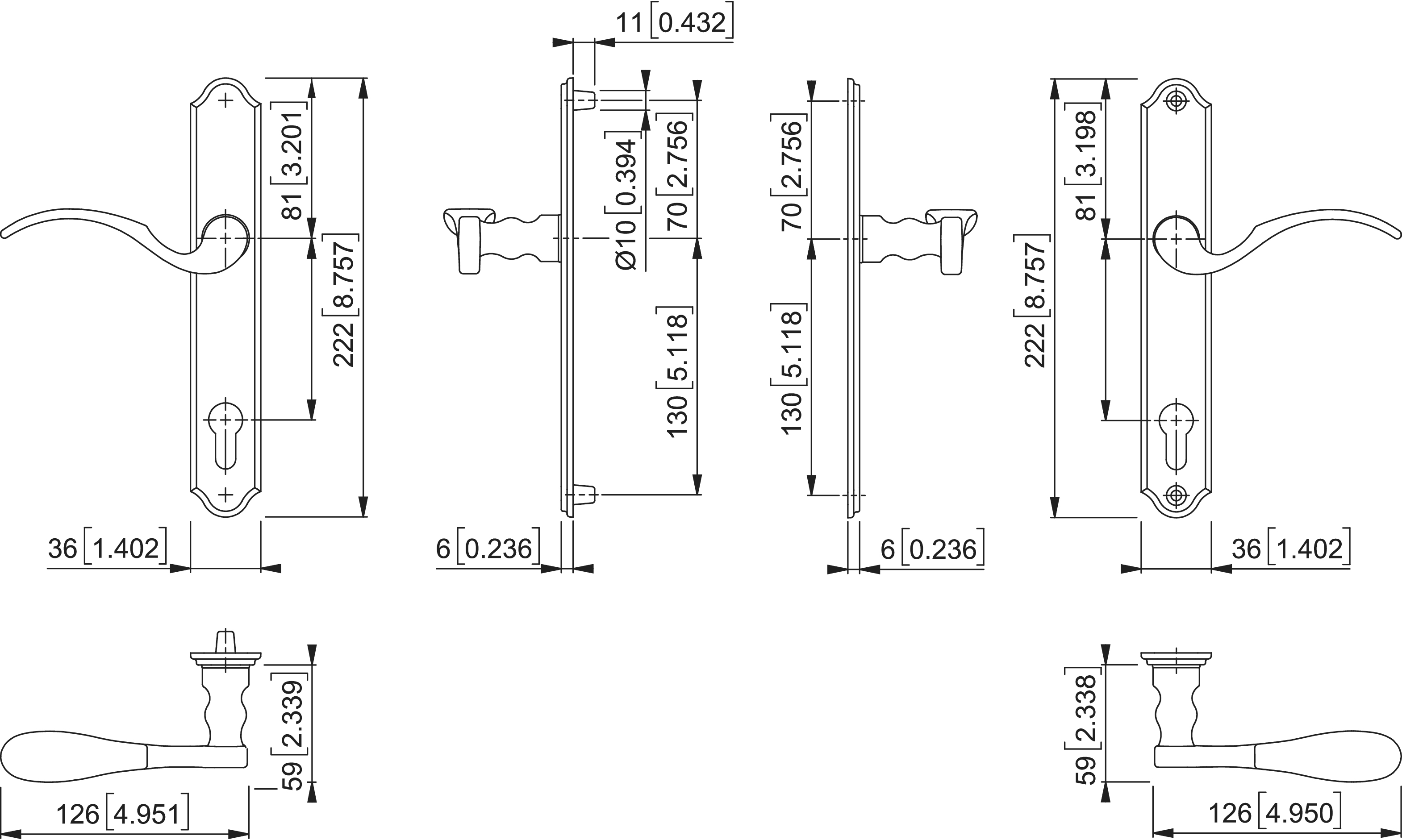 München - Electronic Locking Hardware, Handle Sets - HOPPE